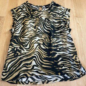 Rachel Comey Linen Animal Print top